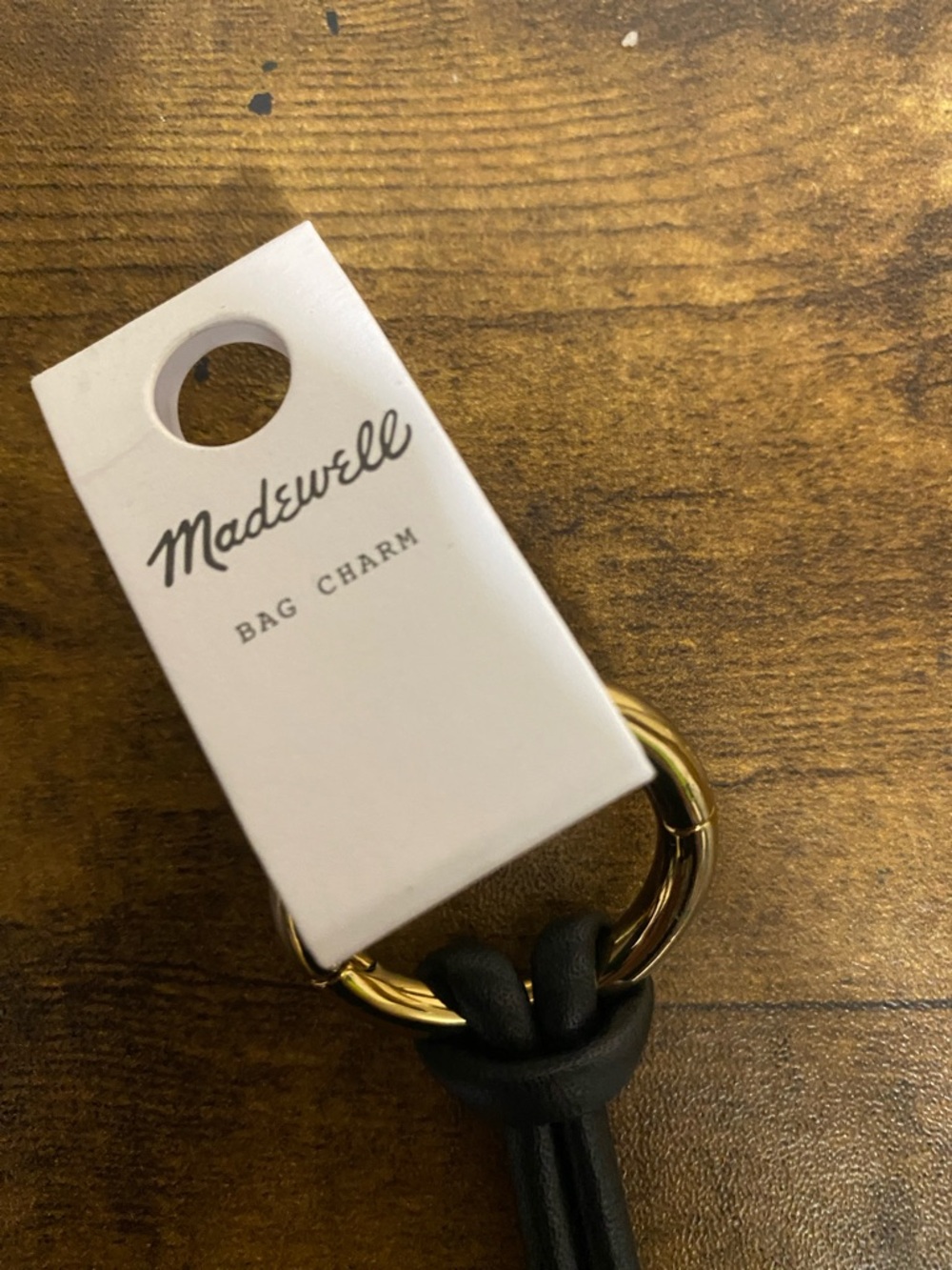 NWT MADEWELL Sculpted Cord Bag Charm - Picture 6 of 7